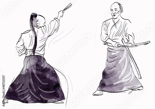 aikido - drawing converted into vector