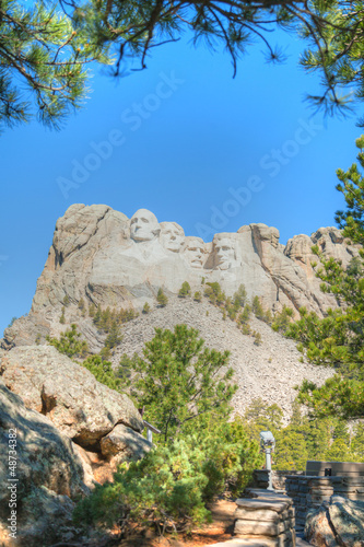 Obraz na płótnie Mount Rushmore monument in South Dakota w salonie