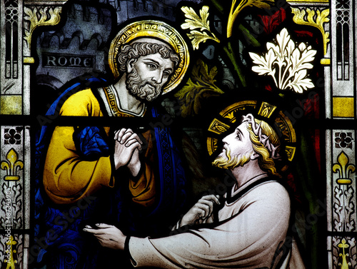 Jesus and St. Peter