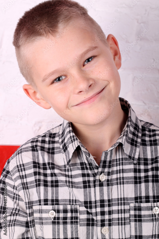 Handsome young boy Handsome young boy