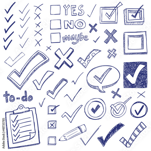 Checkmark Doodles