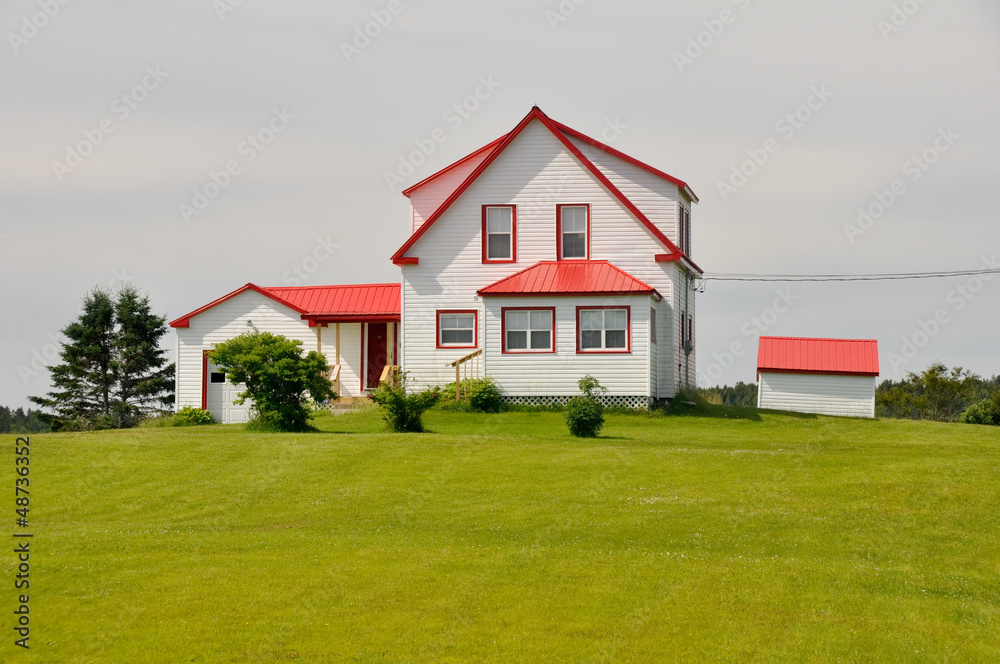 Typical house in Campobello Island (Canada) Typical house in Campobello Island (Canada)