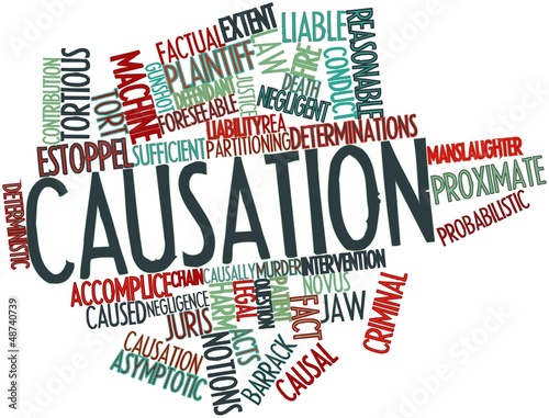 Word cloud for Causation photo