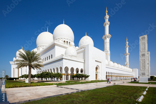 Sheikh Zayed Moschee in Abu Dhabi photo