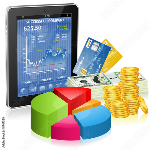 Financial Concept - Make Money on the Internet