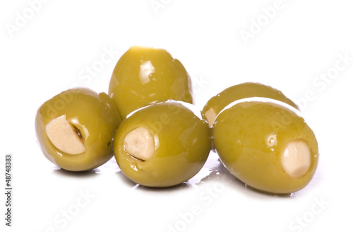 garlic stuffed green olives cutout