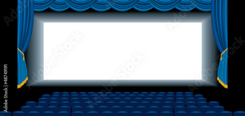 auditorium blue