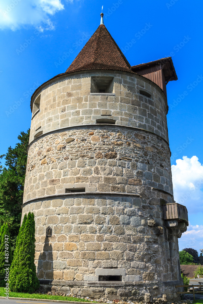 Tower of city of Zug fortifications