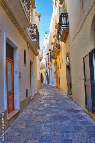 Alleyway. Gallipoli. Puglia. Italy.