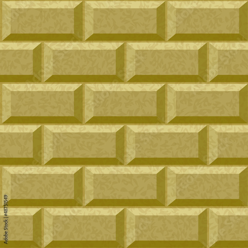 seamless wall with rusticated blocks