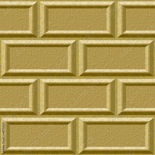 seamless wall with rusticated blocks