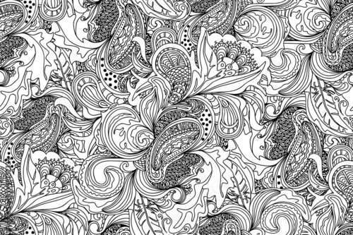 Abstract doodles pattern