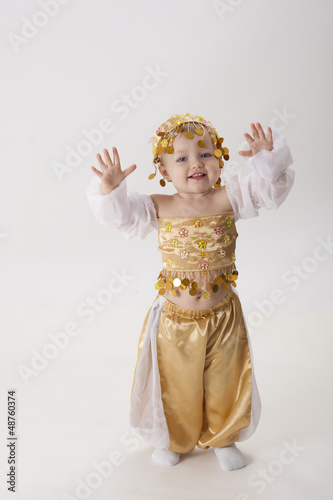 child forms the eastern dancer