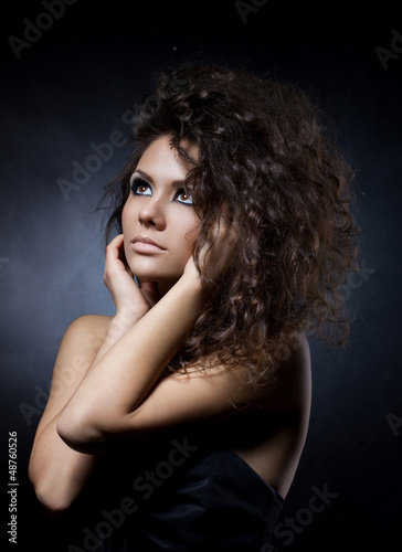 portrait of a glamour young woman