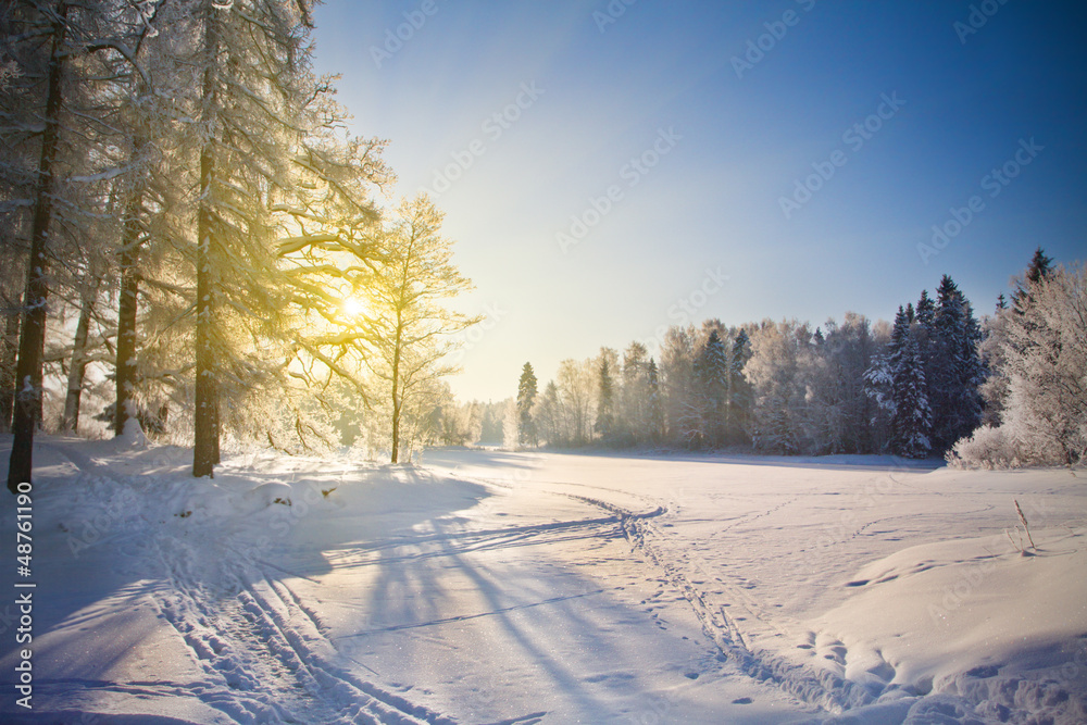 winter sunset winter sunset
