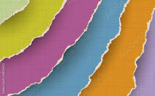 Torn paper background