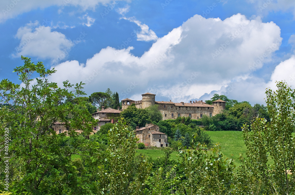 Castle of Statto. Emilia-Romagna. Italy.