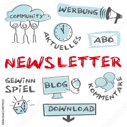 Newsletter Keywords Cloud Internet