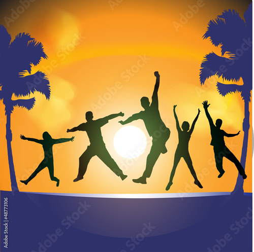 Menschen Silhouetten