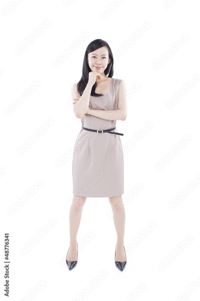 考える女性 考える女性