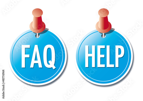 FAQ and HELP buttons