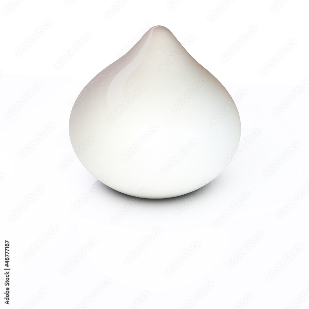 Creme 3D Render - isoliert Creme 3D Render - isoliert