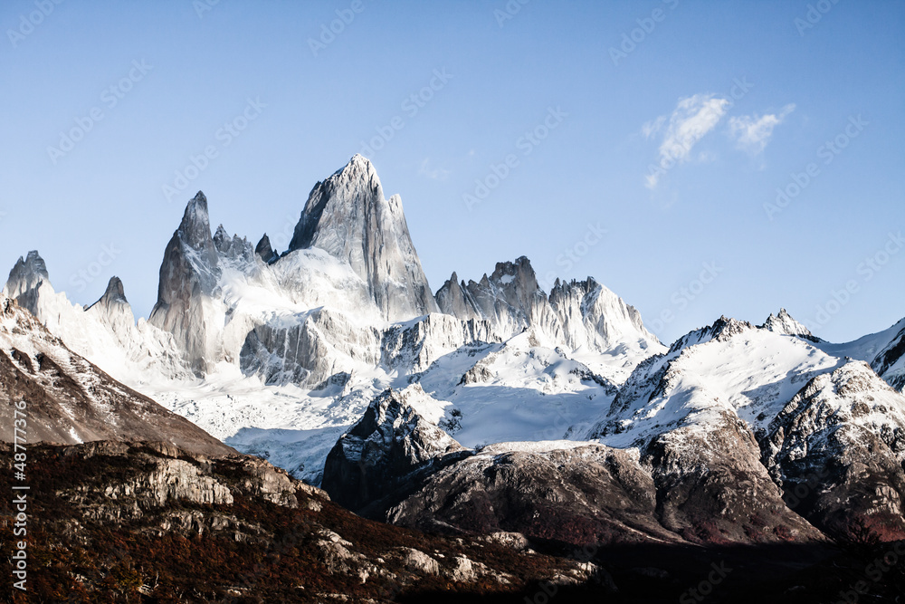 Mt. Fitz Roy in Los Glaciares National Park,Patagonia,Argentina