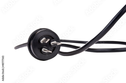 Black Cord Plug