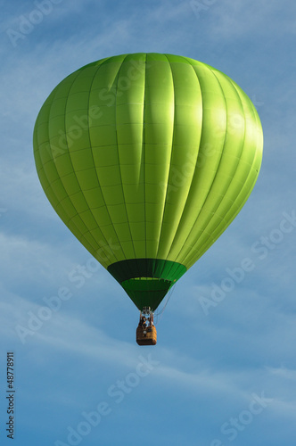 Green Hot Air Balloon