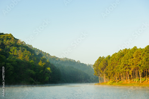 Pang Ung reservoir lake