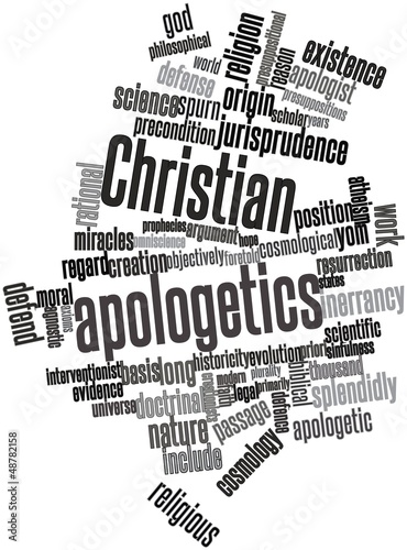 Word cloud for Christian apologetics photo