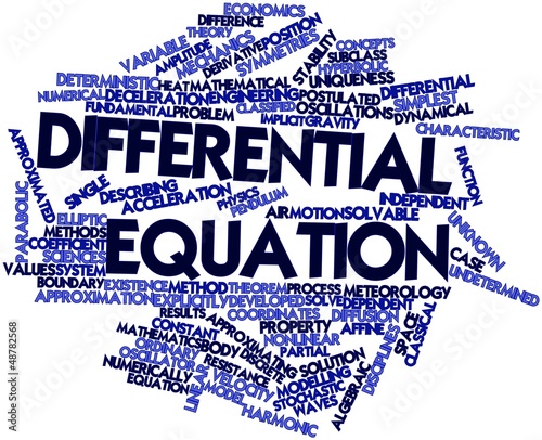 Word cloud for Differential equation