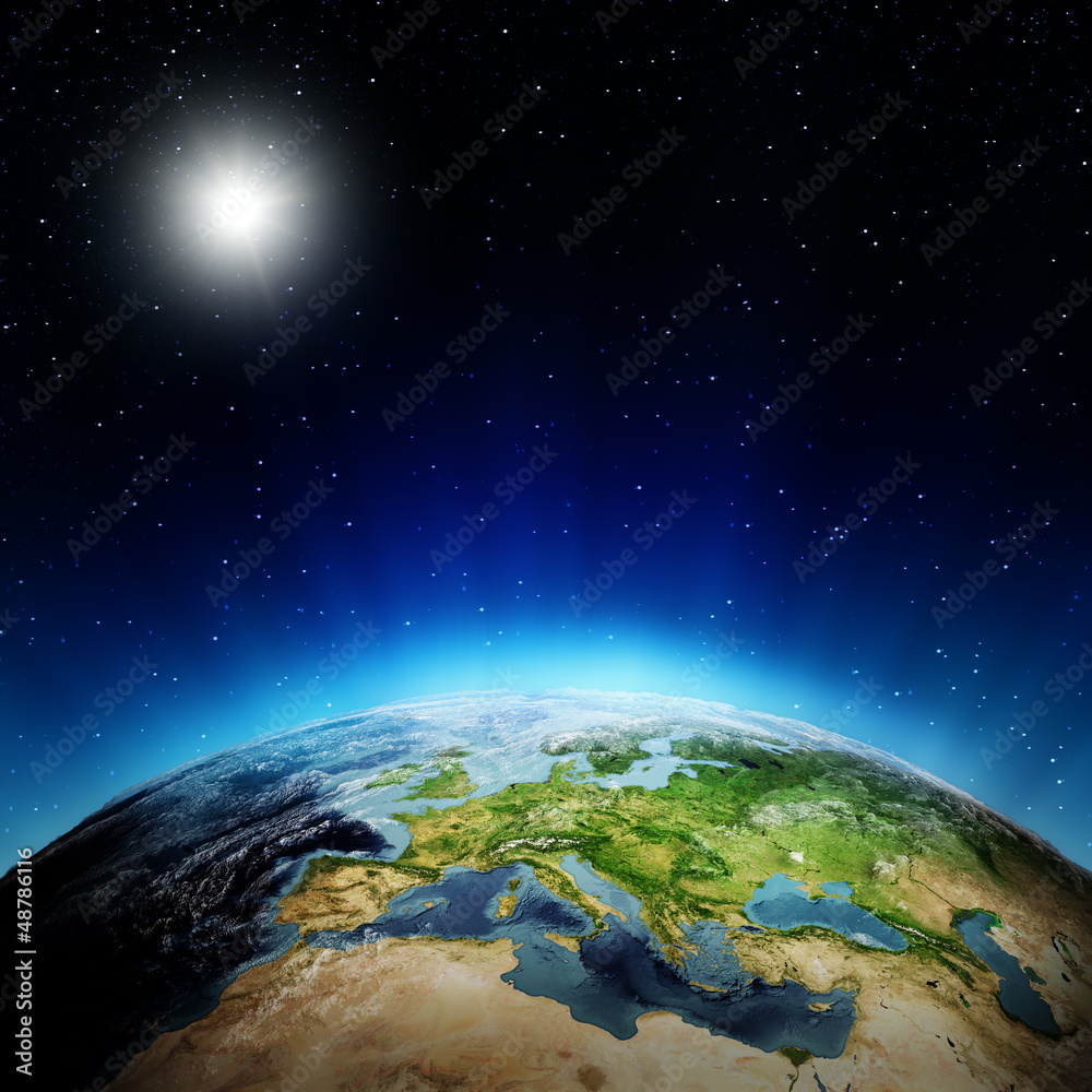 Obraz premium Europe sunrise