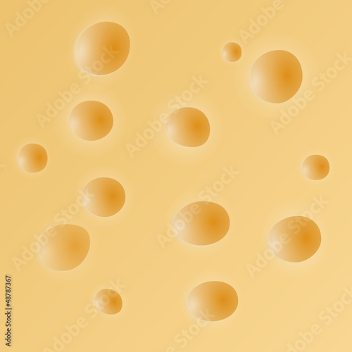 Emmental cheese texture
