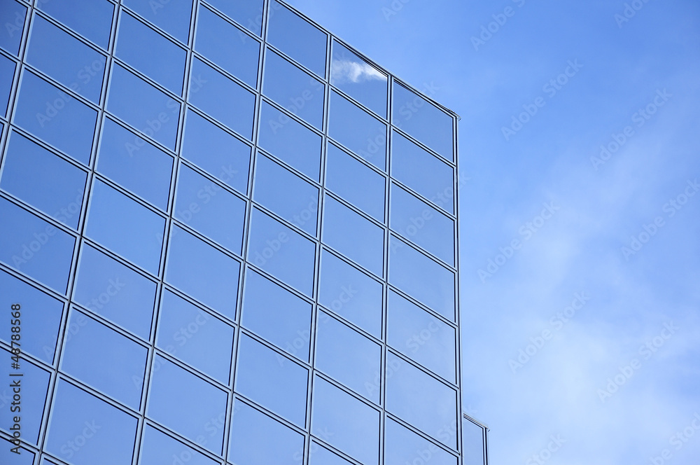bussiness building blue facade reflecting the sky - DSC0183 bussiness building blue facade reflecting the sky - DSC0183