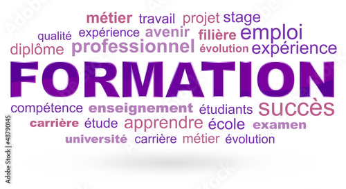 nuage de mots formation