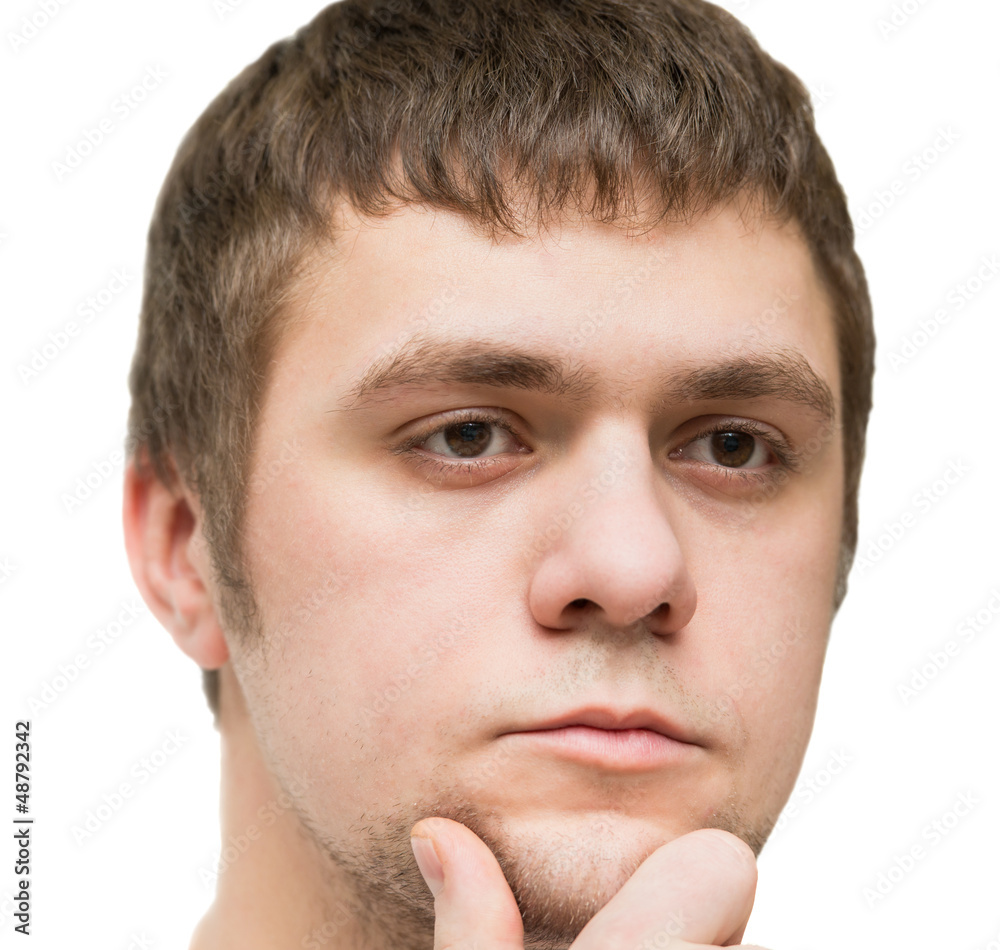 Obraz premium pensive man