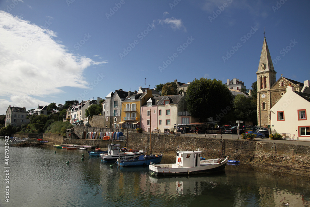 Fototapeta premium Port de Sauzon ,Belle ile en mer