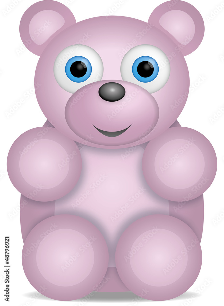 kleiner rosa Teddybär kleiner rosa Teddybär