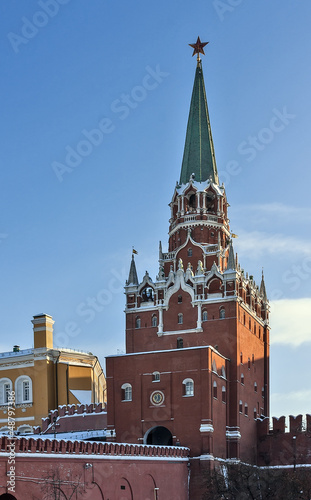 Fototapeta Naklejka Na Ścianę i Meble -  Troitskaya Tower,Moscow