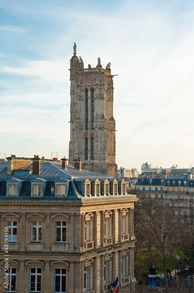 Saint-Jacques Tower. Paris.