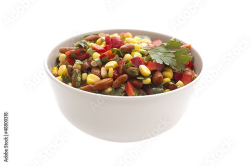 salad with beans and corn