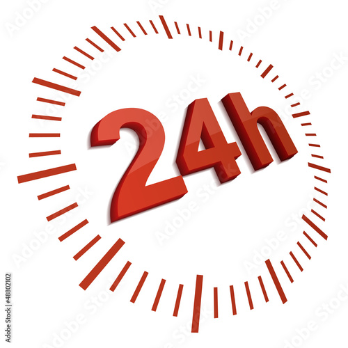 24 hrs red
