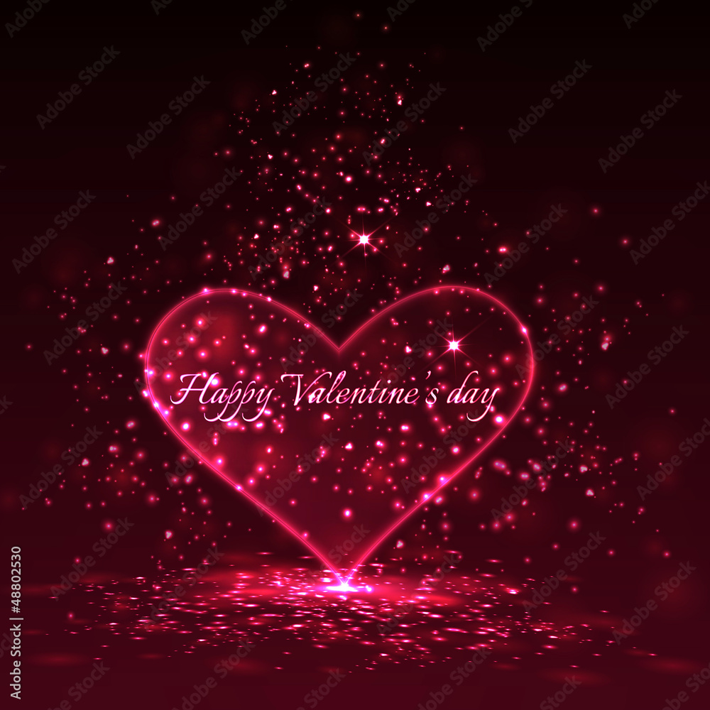 Valentine's day background. Vector Valentine's day background. Vector