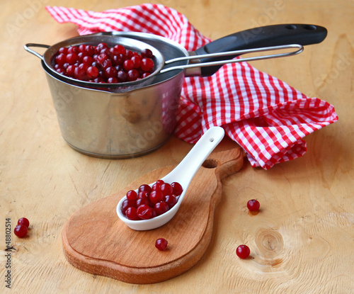 Cranberry is a winter source of vitamins photo