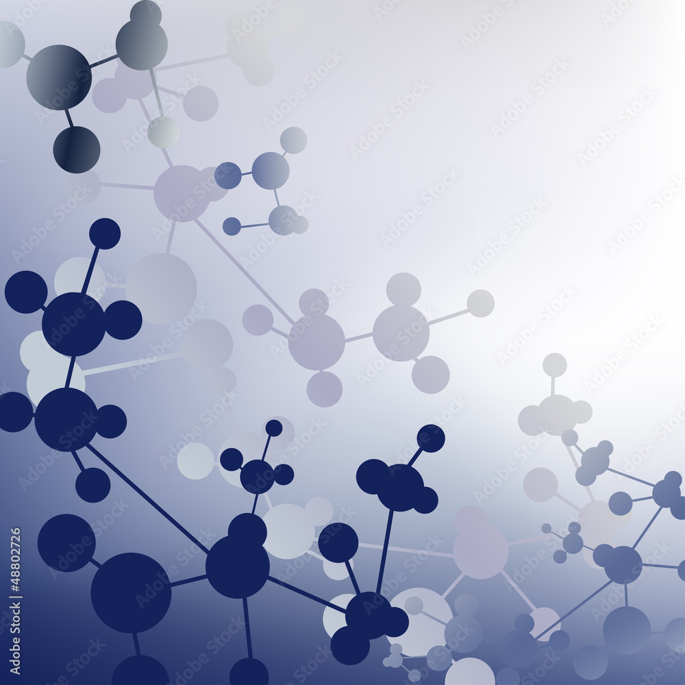 Molecule background Molecule background