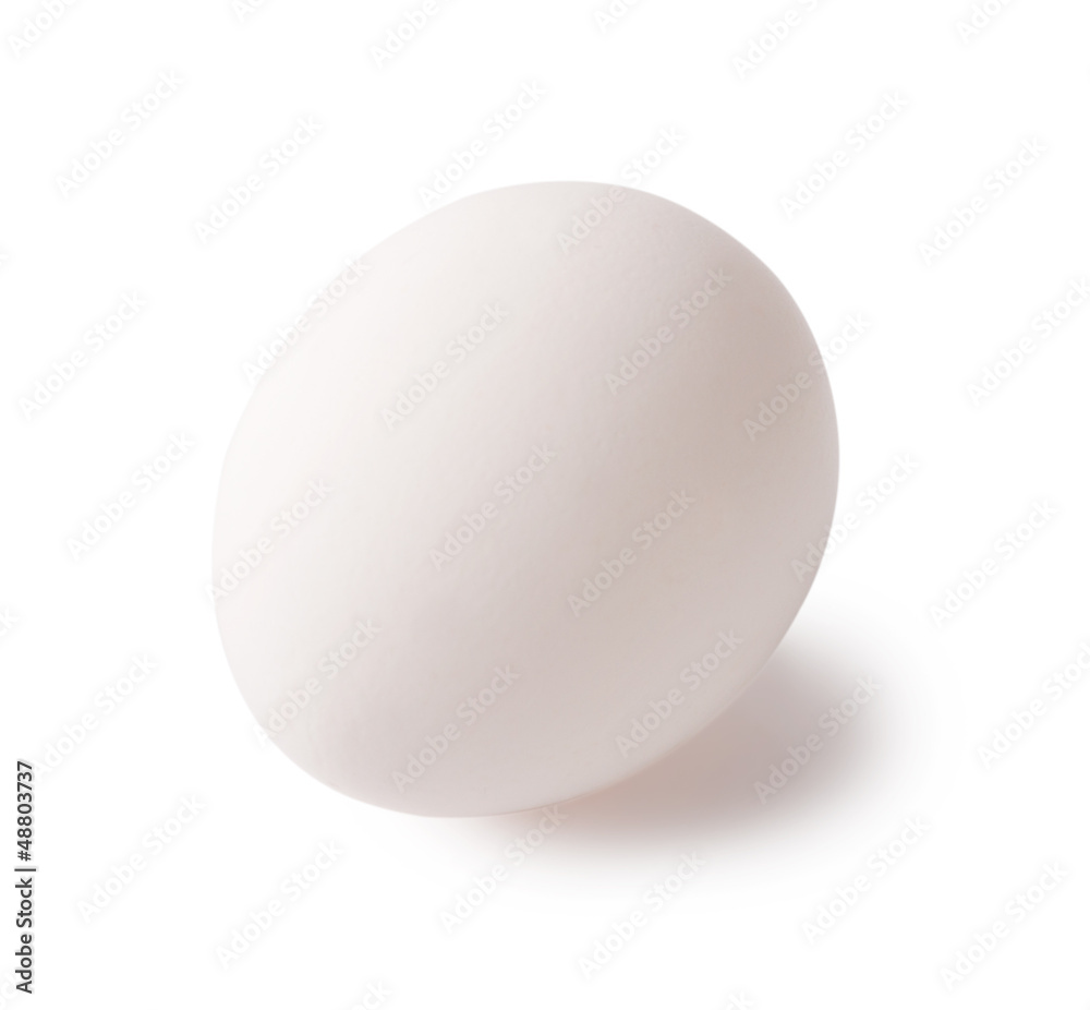 White raw fresh eggs isolated on white background White raw fresh eggs isolated on white background