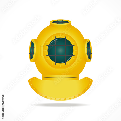 Retro diving helmet