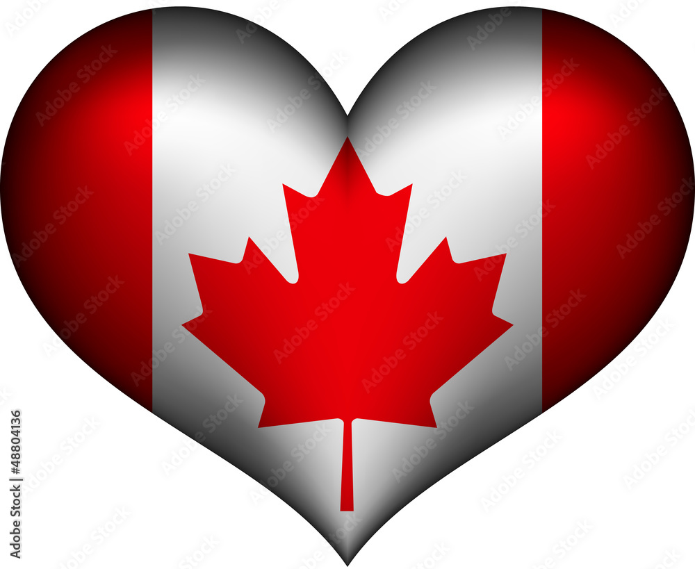 Fototapeta premium Canada heart