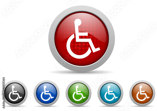 accessibility vector icon set